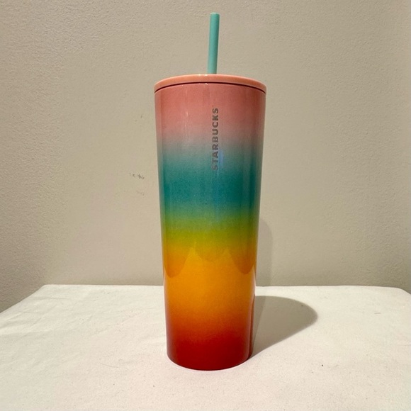 Starbucks Rainbow Ombré Tumbler - Picture 1 of 4
